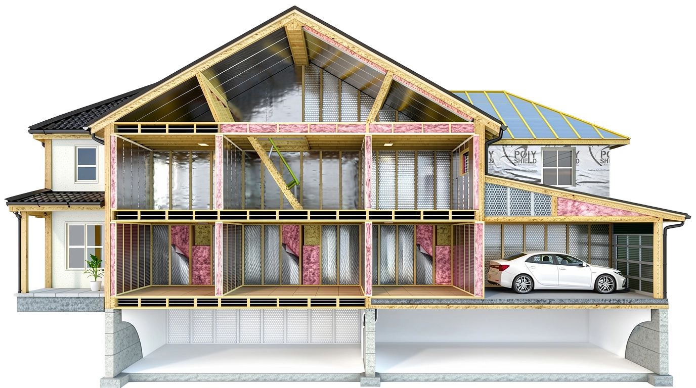 Residential Buildings insulation showcase